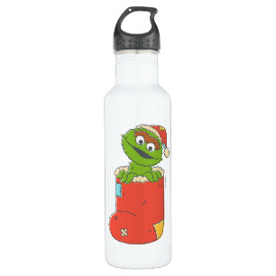 Sesame Street   Vintage Oscar in Stocking 710 Ml Water Bottle