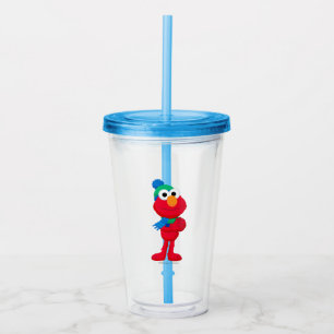Sesame Street   Winter Elmo Acrylic Tumbler