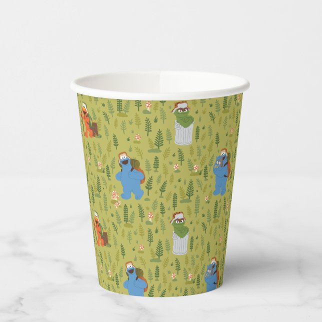 Sesame Street | Woodland Friends Pattern Paper Cups (Left)