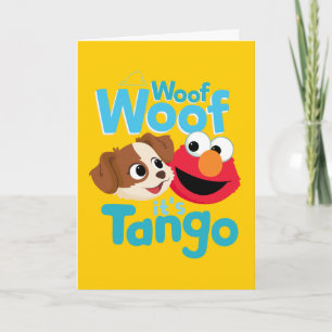 Sesame Street   Woof Woof It's Tango & Elmo Card