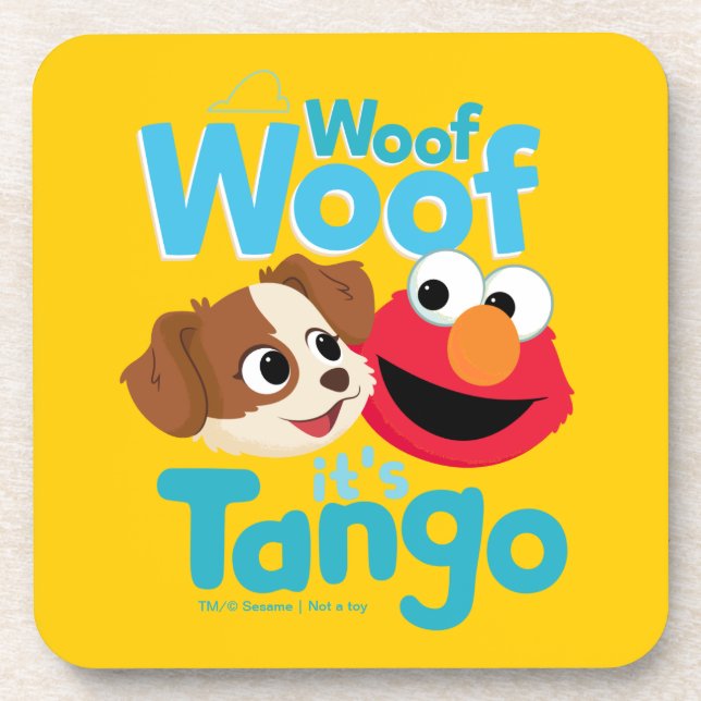 Sesame Street | Woof Woof It's Tango & Elmo Coaster (Front)