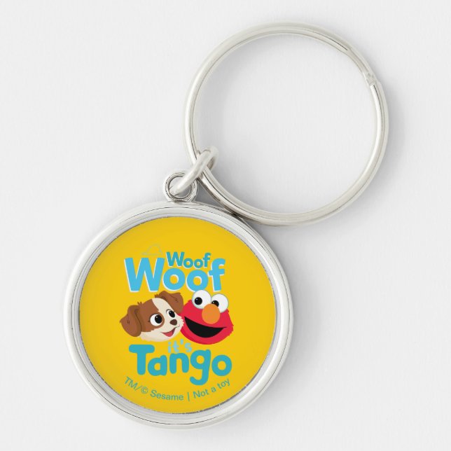 Sesame Street | Woof Woof It's Tango & Elmo Key Ring (Front)