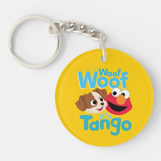 Sesame Street | Woof Woof It's Tango & Elmo Key Ring (Front)
