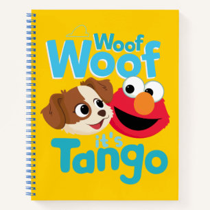 Sesame Street   Woof Woof It's Tango & Elmo Notebook