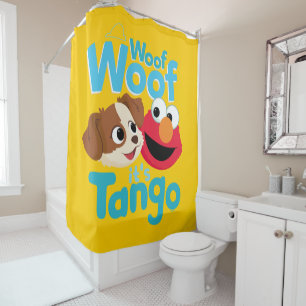 Sesame Street Woof Woof It's Tango & Elmo Shower Curtain