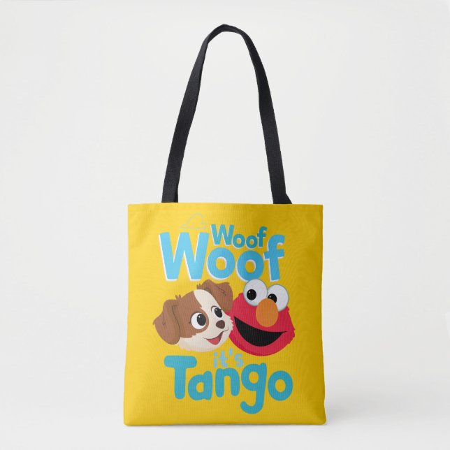 Sesame Street | Woof Woof It's Tango & Elmo Tote Bag (Front)