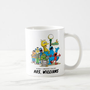 Sesame Street   World's Greatest Teacher Coffee Mug