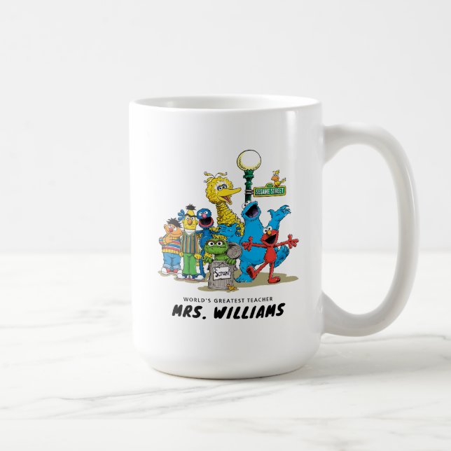 Sesame Street | World's Greatest Teacher Coffee Mug (Right)