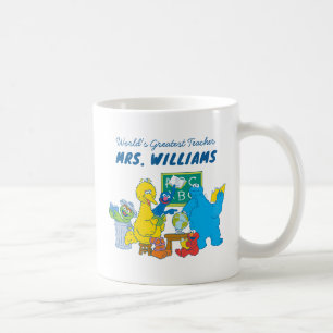 Sesame Street   World's Greatest Teacher Coffee Mug