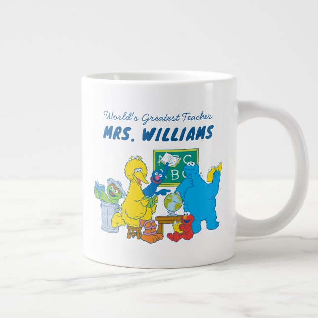 Sesame Street | World's Greatest Teacher Large Coffee Mug (Right)