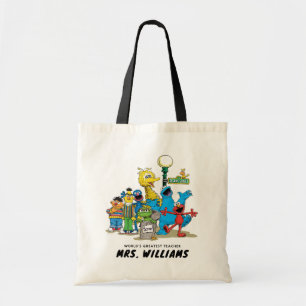 Sesame Street   World's Greatest Teacher Tote Bag