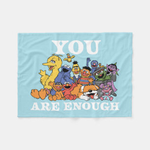 Sesame Street   You Are Enough Fleece Blanket