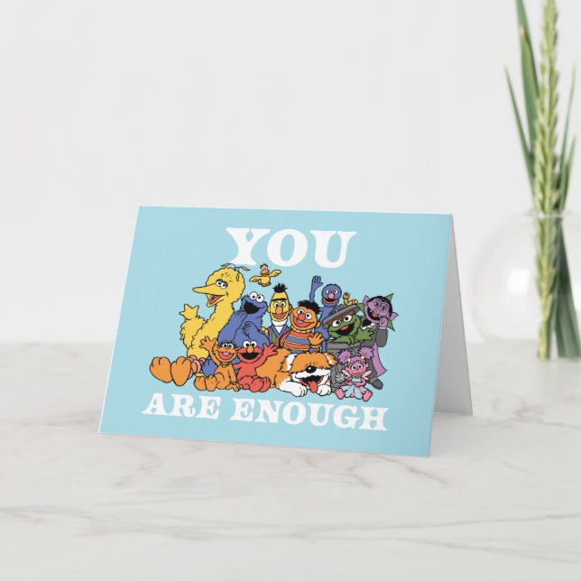 Sesame Street | You Are Enough Holiday Card (Front)