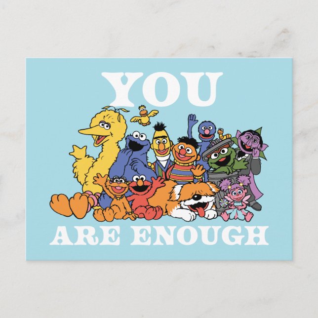Sesame Street | You Are Enough Postcard (Front)