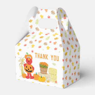 Sesame Street's  Elmo Fall Pumpkin Birthday Favour Box