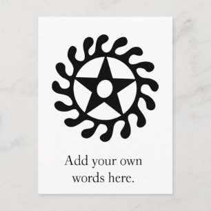 Sese Wo Soban   Life Changes & Transitions Symbol Postcard