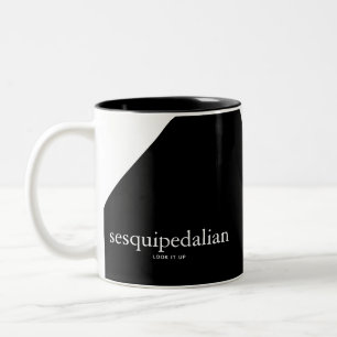 Sesquipedalian Two-Tone Coffee Mug