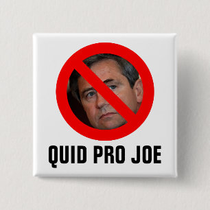 Sestak: QUID PRO JOE 15 Cm Square Badge