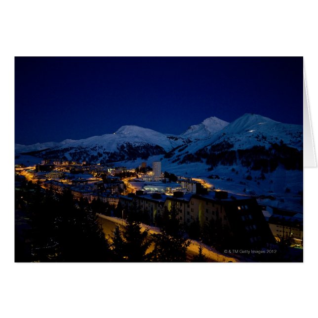 Sestriere - home of 2006 Winter Olympic ski (Front Horizontal)