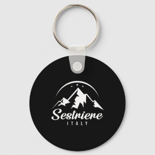 Sestriere Italy Ski Resort Skiing Snowboarding Sou Key Ring