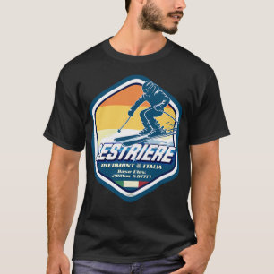 Sestriere Italy Skiing Italian Alps 02 Active T-Shirt