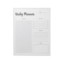 Set 1 Daily Planner Notepad