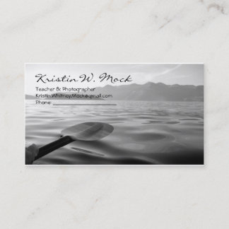 Set a sail on a moment of bliss business card
