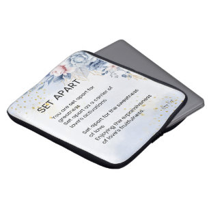 Set Apart Empowerment Poem Poetry Laptop Sleeve