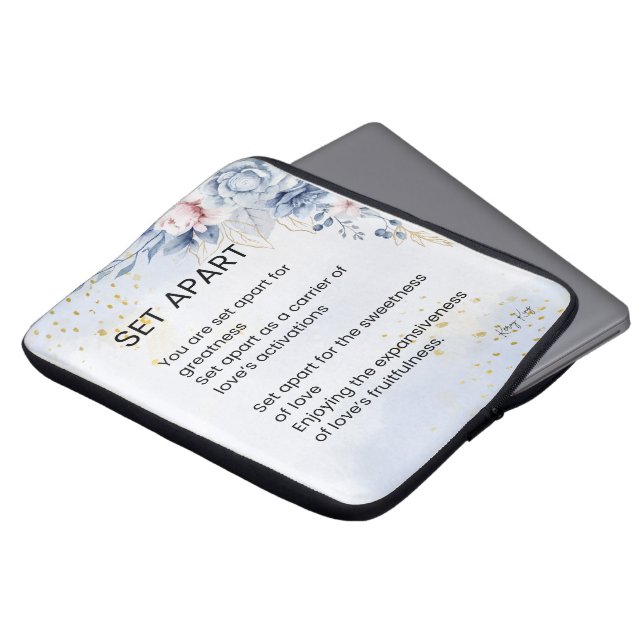 Set Apart Empowerment Poem Poetry  Laptop Sleeve (Front Top)