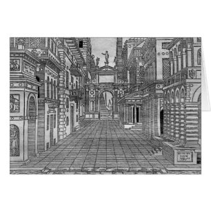 Set design for a tragic scene
