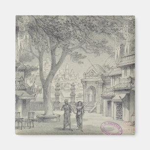 Set Design for Act II of the opera 'Lakme' Magnet