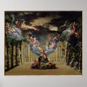 Set design for 'Atys' by Jean-Baptiste Lully Poster