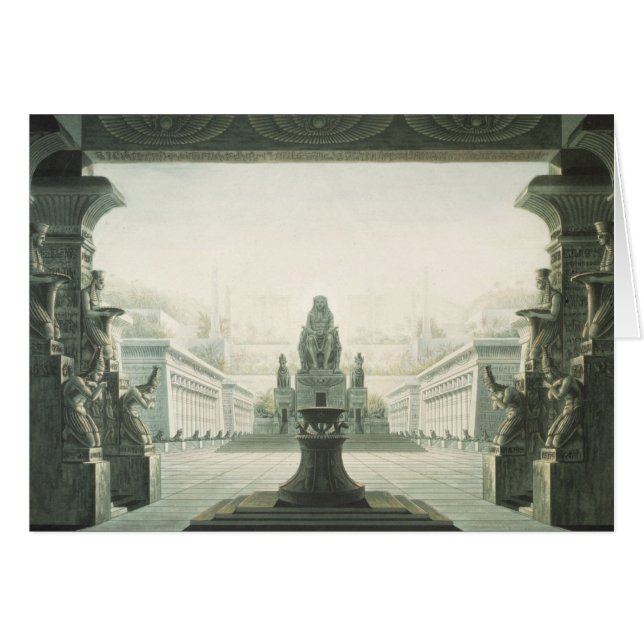 Set design for last scene of 'The Magic Flute' (Front Horizontal)