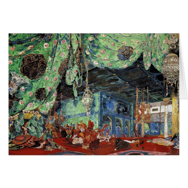 Set design for 'Scheherazade' (Front Horizontal)