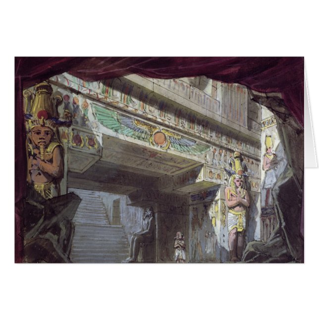Set design for 'The Magic Flute' by Mozart (Front Horizontal)