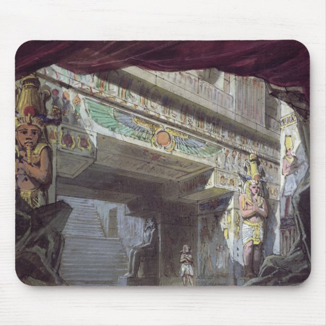 Set design for 'The Magic Flute' by Mozart Mouse Pad (Front)
