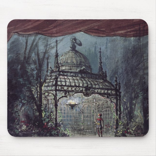 Set design for 'The Magic Flute' Mouse Pad (Front)