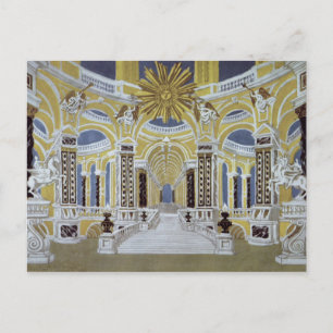 Set design for 'The Magic Flute' Postcard