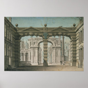 Set design for the world premiere poster