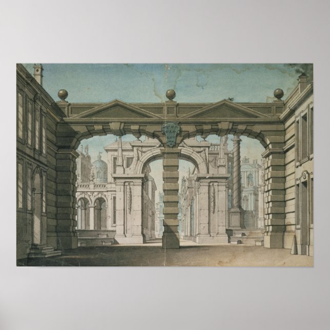 Set design for the world premiere poster (Front)