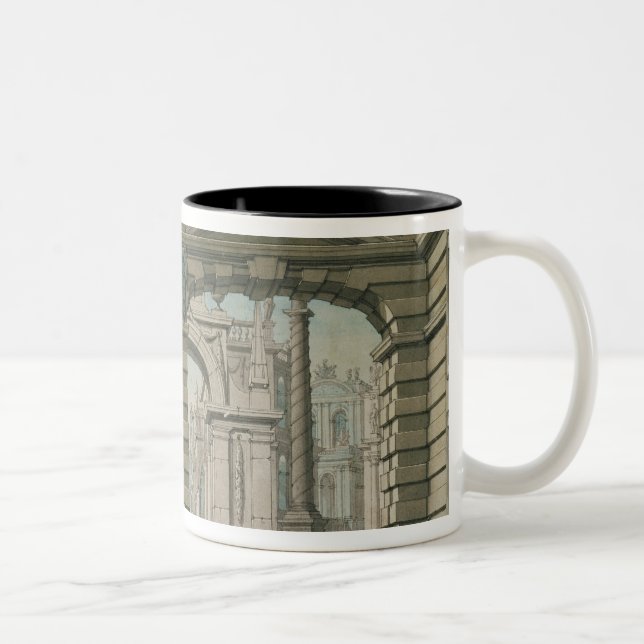 Set design for the world premiere Two-Tone coffee mug (Right)