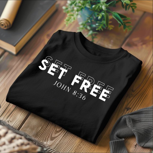 Set Free for Men and Women Christian T-Shirt (Creator Uploaded)