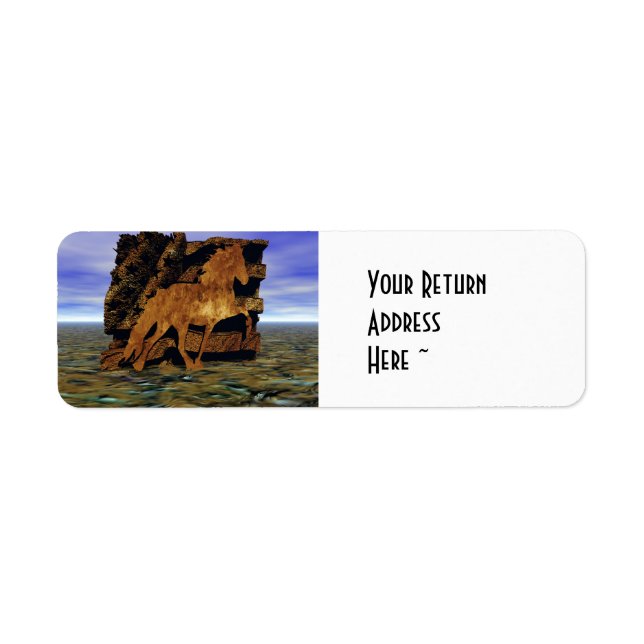 Set in Stone Return Address Label (Front)