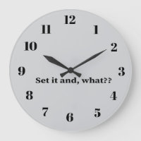 Set it and, what?