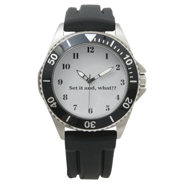 Set it and, what? watch (Front)