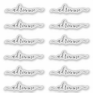 Set of 10 - Elegant Signature Script Custom Name