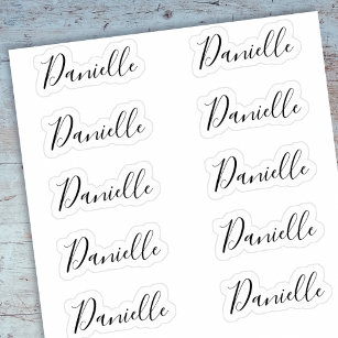 Set of 10 - Elegant Signature Script Name Danielle
