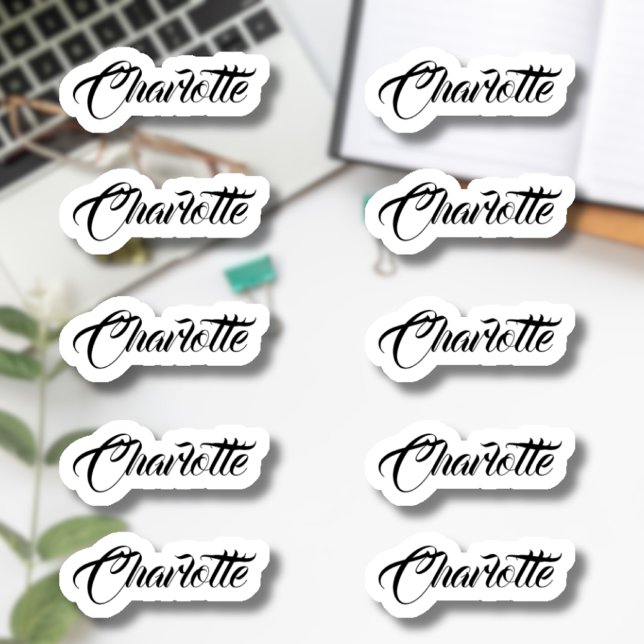 Set of 10 | Small Elegant Script Name (Creator Uploaded)