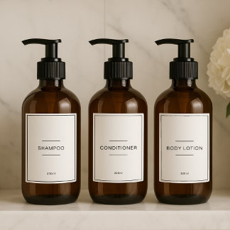 Set of 12 Personalised Waterproof Household Labels