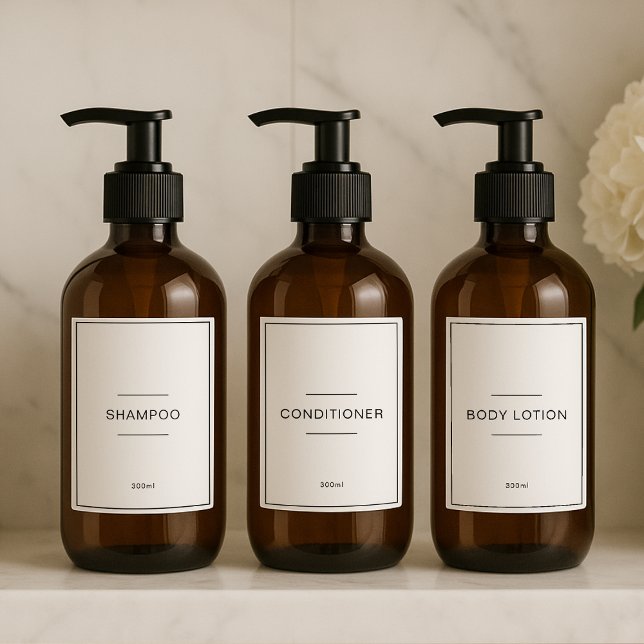 Set of 12 Personalised Waterproof Household Labels (Creator Uploaded)